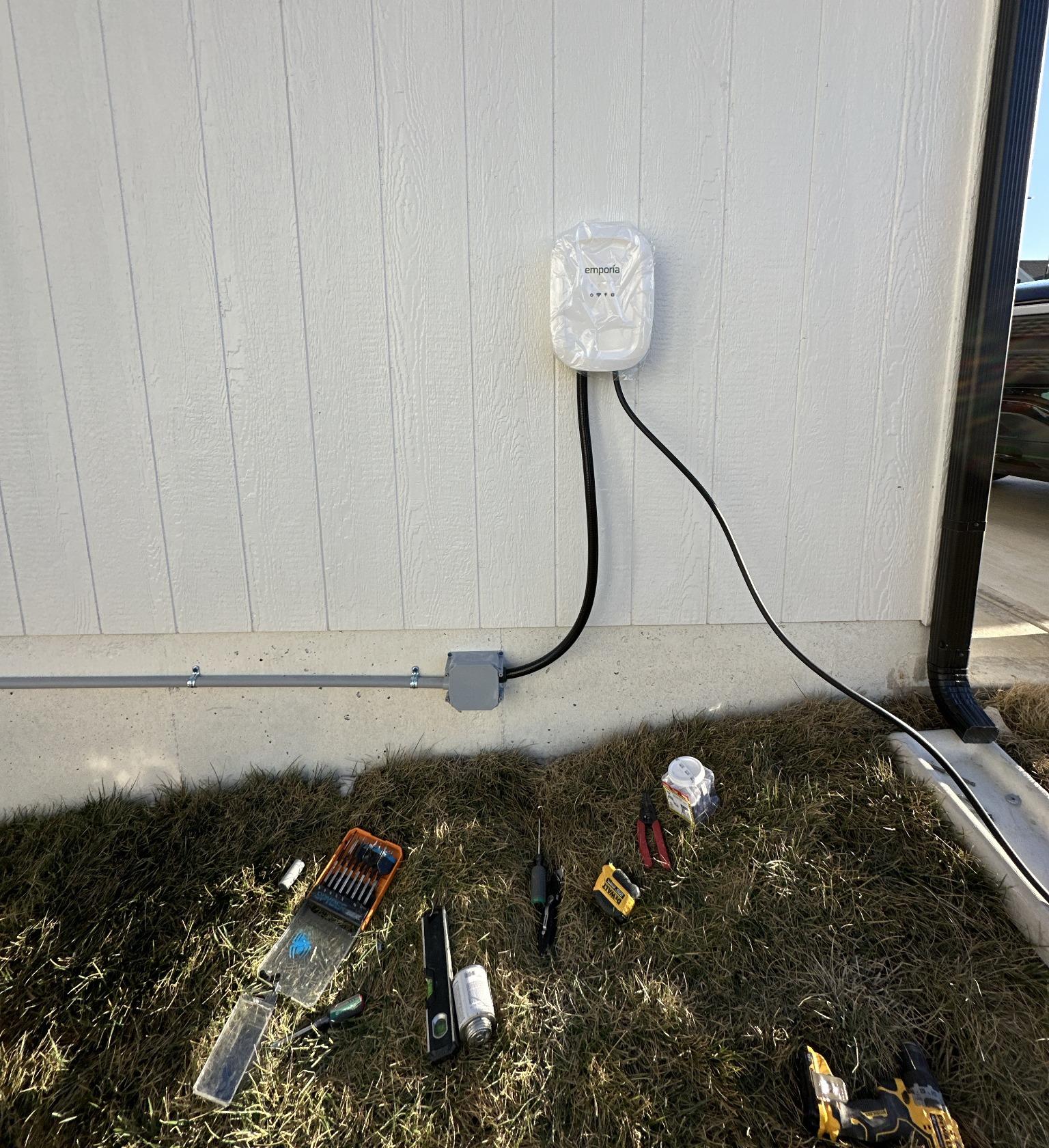 Watt-Zen EV charger installation at a parking bay